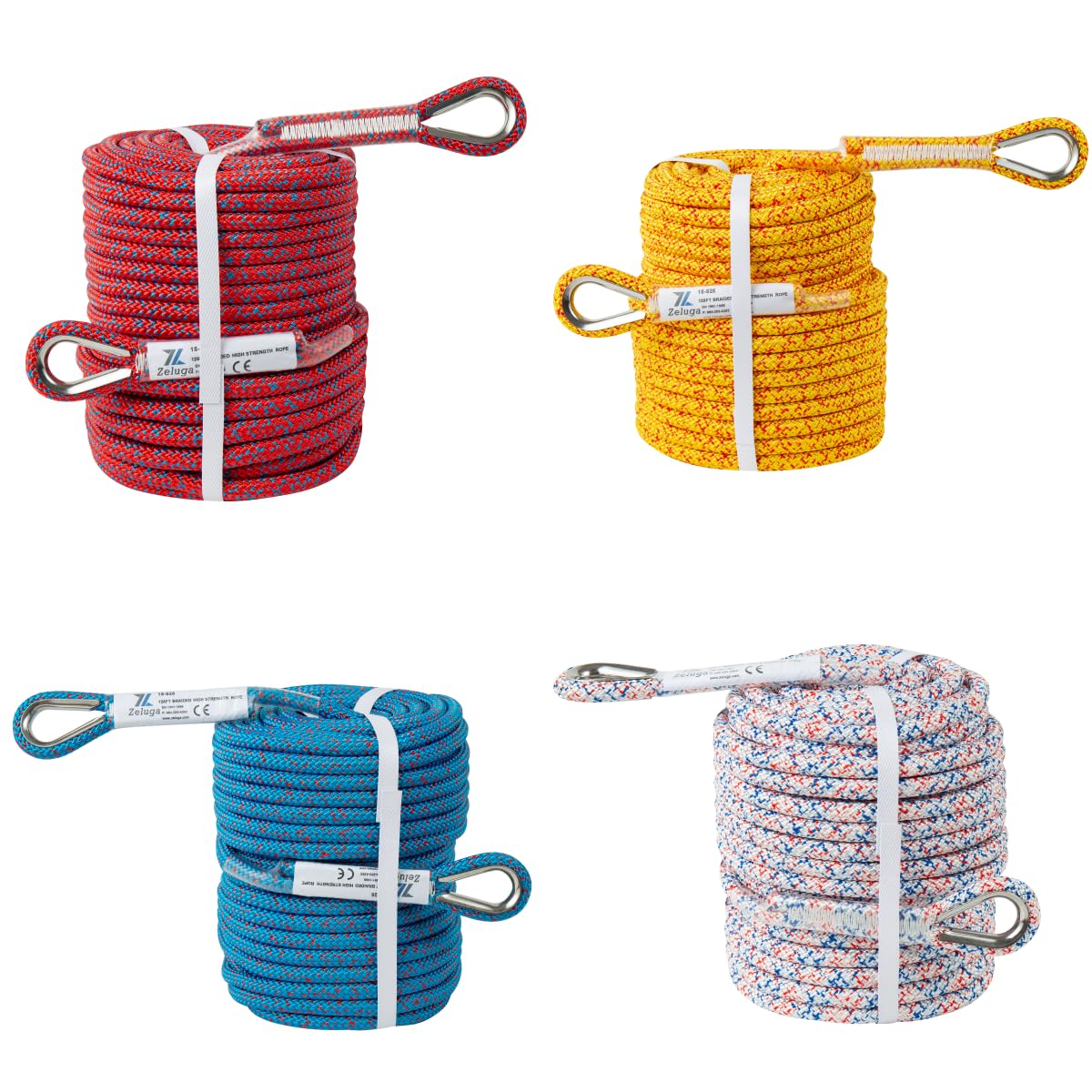 Amazon.com: Zeluga 15-525 11mm x 125ft. Double Braided Arborist Amazon.com: Zeluga 15-525 11mm x 125ft. Double Braided Arborist